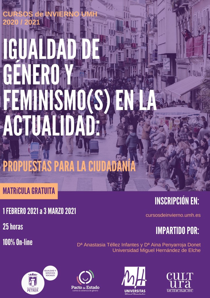 Curso_UMH_Petrer_IGUALDAD DE GÉNERO Y FEMINISMO(S) EN LA ACTUALIDAD