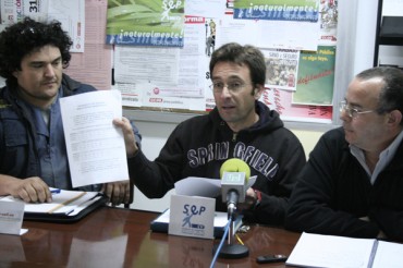 Petreraldia fue uno de los pocos medios que asistieron a la rueda de prensa del 31 de marzo, horas antes de que José Ramón iniciara la huelga. En la imagen, 