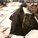 El puente del Guirney, no obstante, se llevó la peor parte de los destrozos que se produjeron