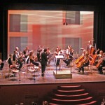 La Orquesta Sinfónica del Teatro Castelar dirigida por Octavio j. Peidró