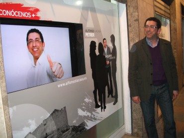 Alfonso Lacasa durante prensentación del vídeo.