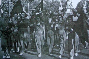 Las mujeres participaron activamente en la defensa de la República