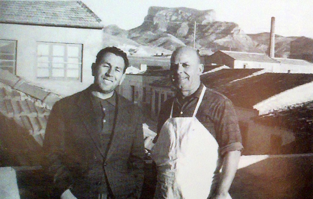 Año 1952. Vincent 'el Bollero' y Gironés el final de Camino Viejo de Elda