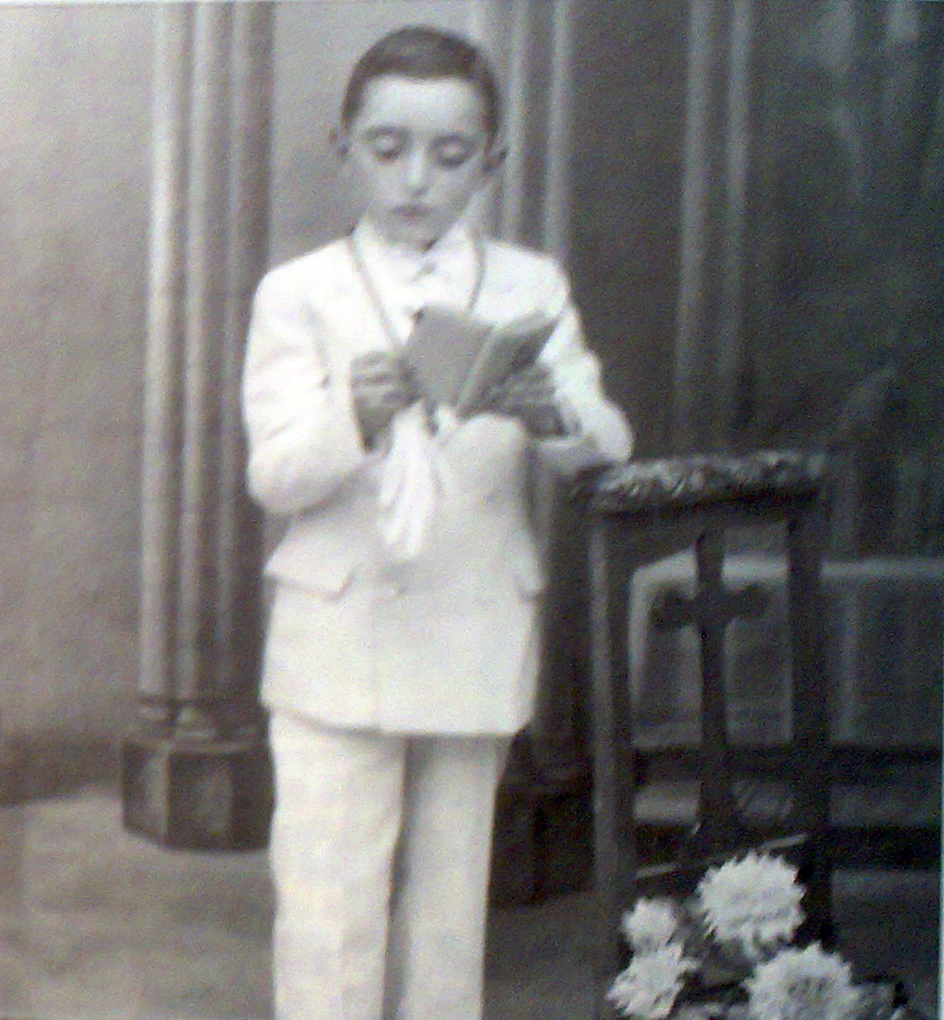 Primera comunión de Manuel Mollá. 1929
