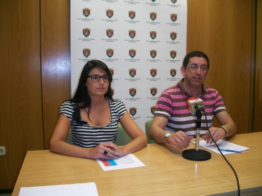 Los ediles del PSOE, Irene Navarro y Alfonso Lacasa