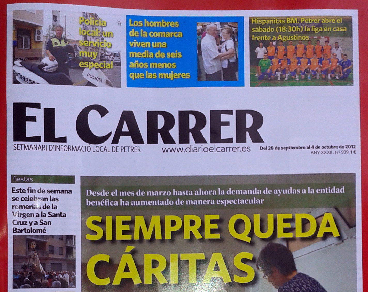 El Carrer de esta semana lleva en su editorial duras acusaciones al diario Información.