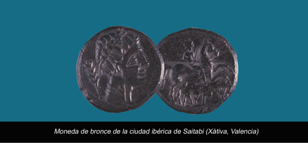 Moneda de bronce de la ciudad ibérica