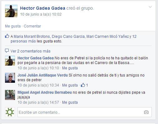 Héctor Gadea es el creador de este grupo en Petrer.