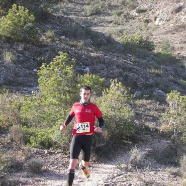 Aurelio en la carrera Cerro de la Mola.