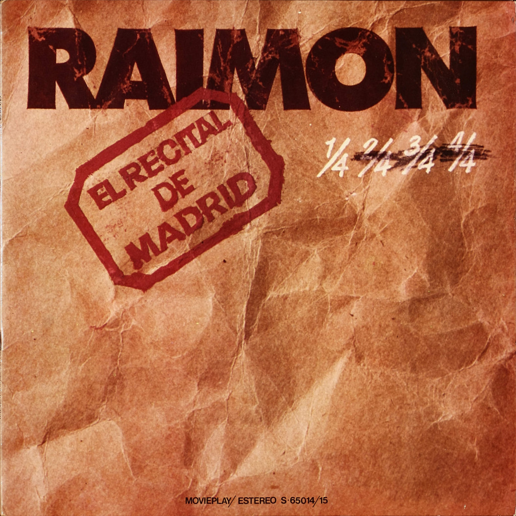 L'LP El recital de Madrid, 1976.