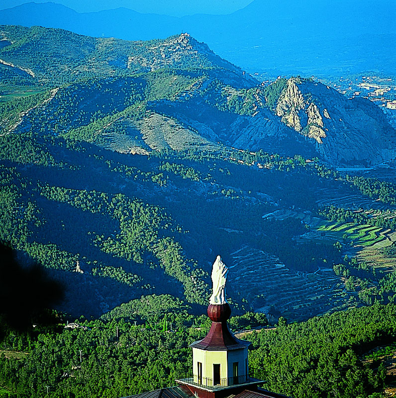 Preciosas vistas desde las laderas de la Font Roja (Alcoy).